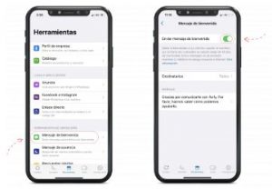 mensajes de bienvenida