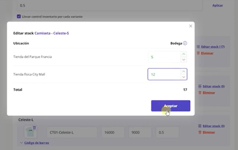 Paso a paso para crear productos variables en Avify - Avify