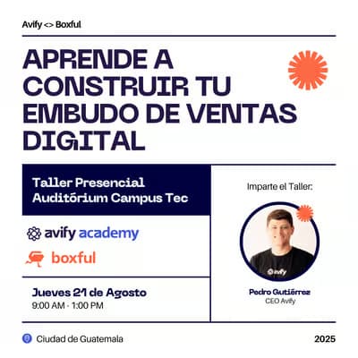 Taller Presencial: Aprende a construir un Embudo Digital para acelerar las ventas de tu negocio 💸